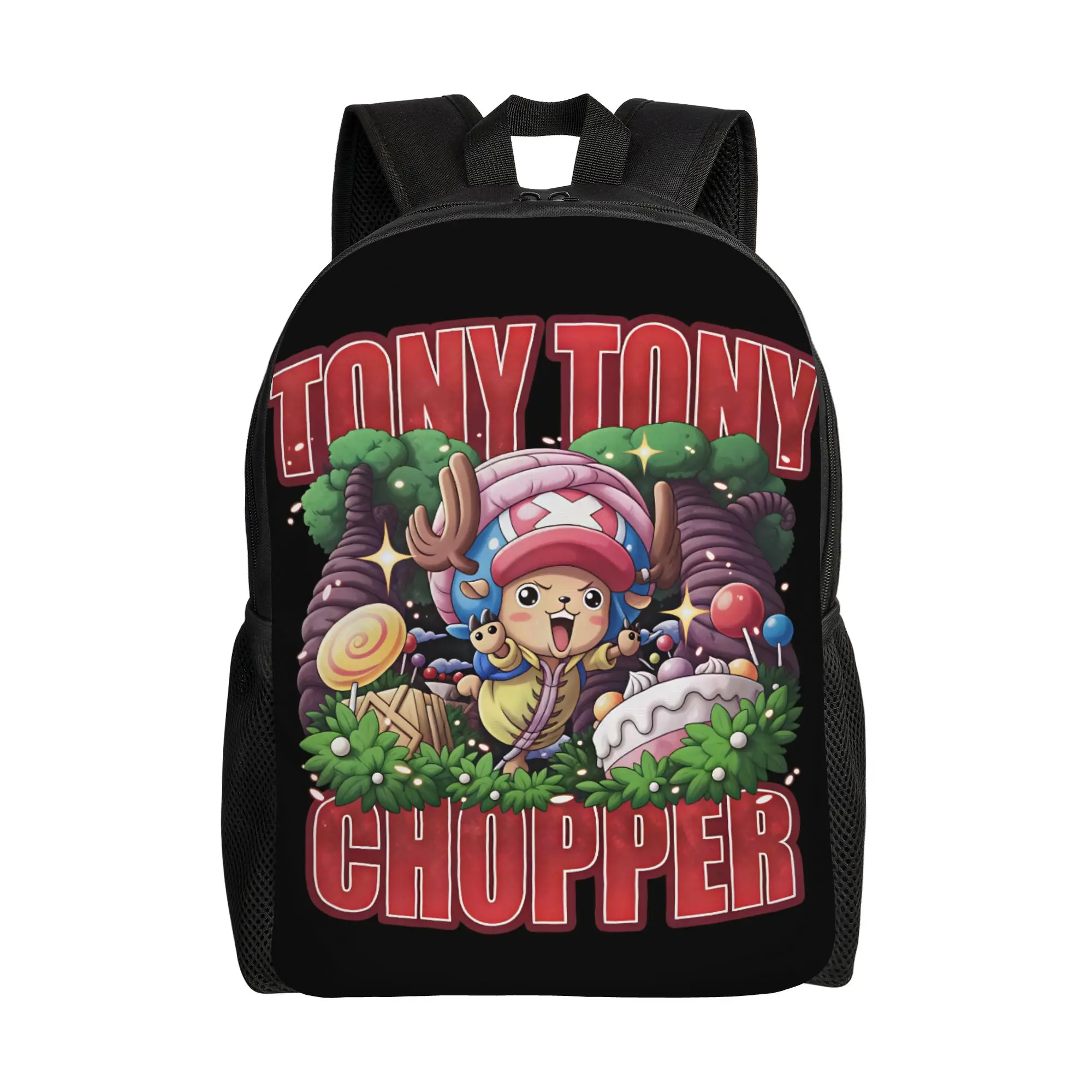 Ones Pieces Anime Backpack  Daily Backpacks Women Kawaii School Bags Custom Big Rucksack