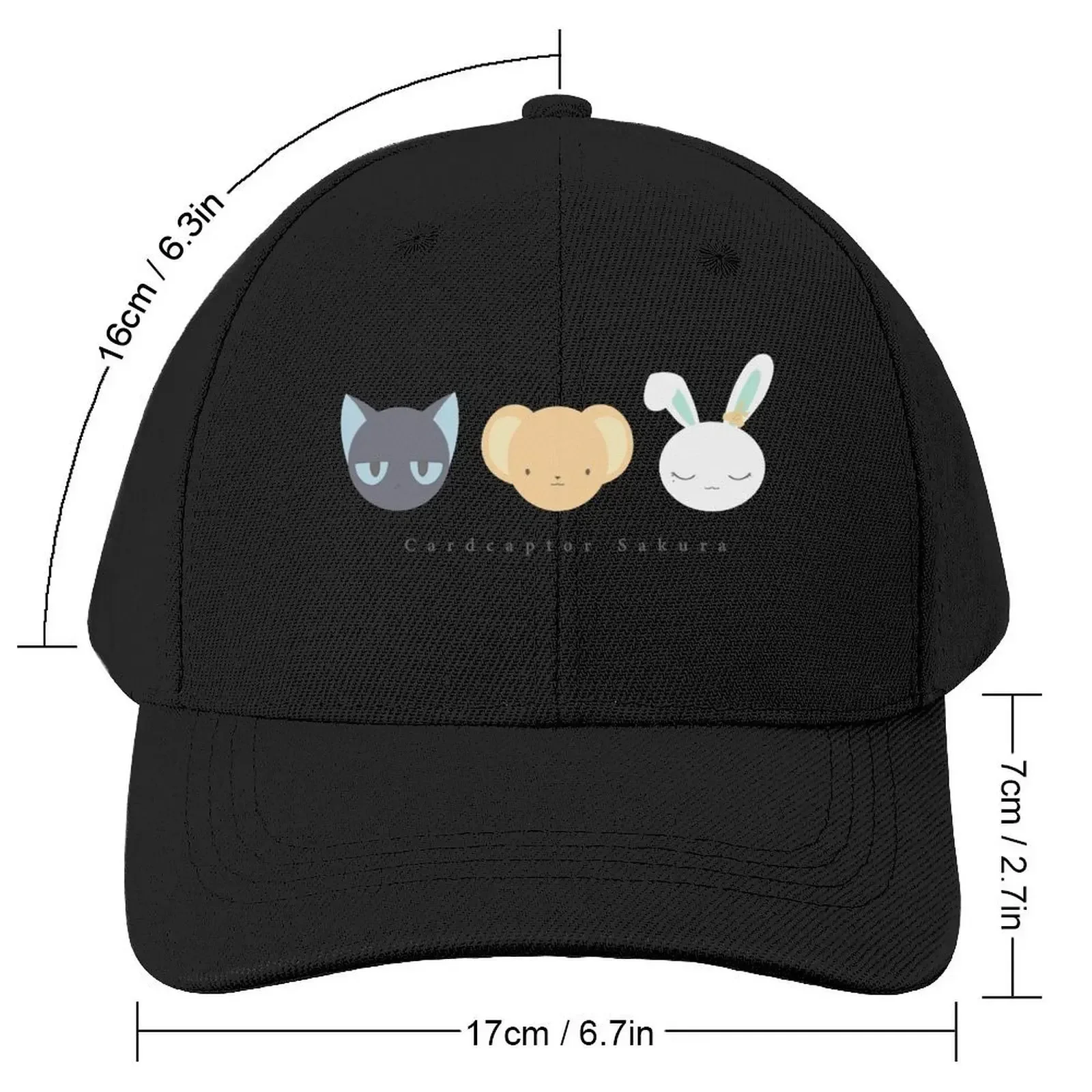 Cardcaptor Sakura - the Plushies Trio! Baseball Cap black New Hat Sports Cap Women's Hats 2025 Men's