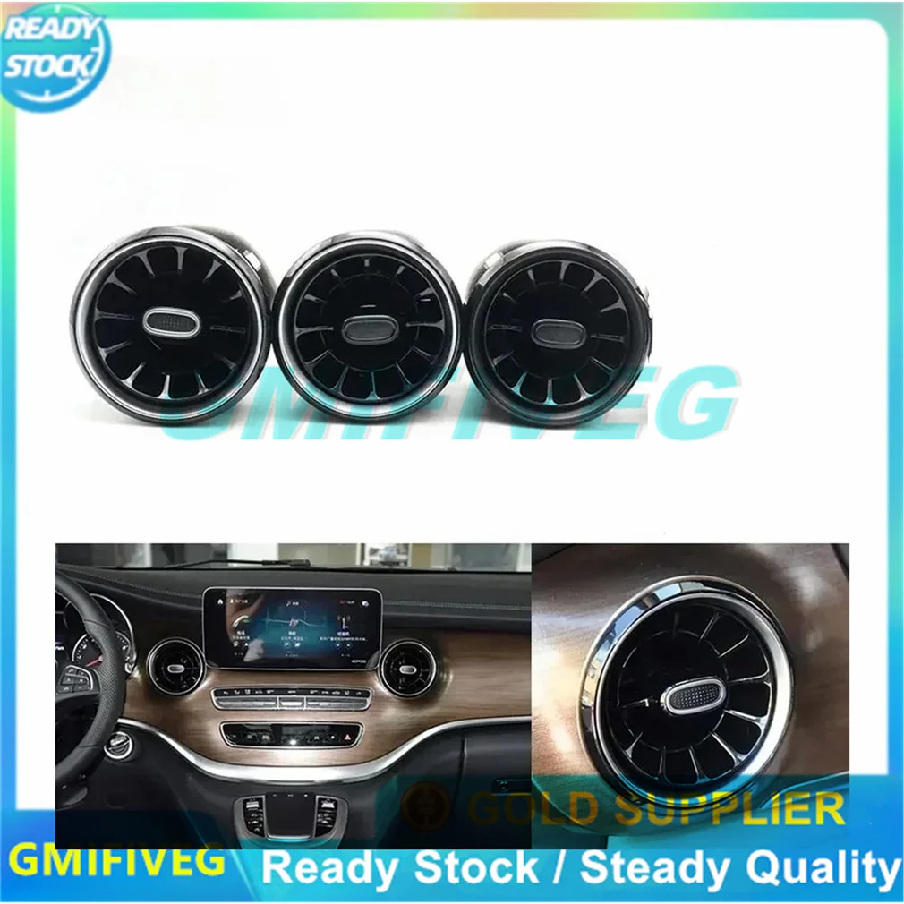 

Refit Car Front Interior Dashboard A/C Air Outlet Turbo Conditioning Vent for Mercedes Benz V Class W447 Vito A4478308502 New