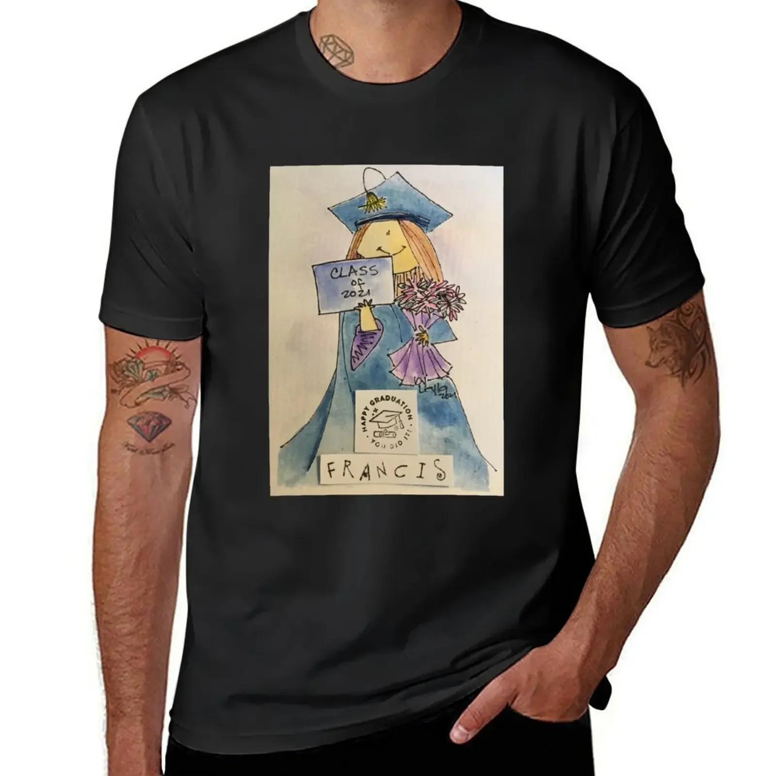 Francis T-Shirt oversized graphic tee oversized mens fashion