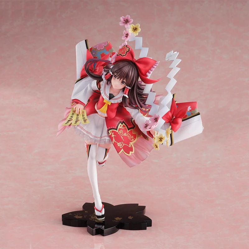 Genuine Original F:NEX Oriental Project Hakurei Reimu Action Anime Figure Collectible Model Dolls Statuette Ornament Toy Gifts