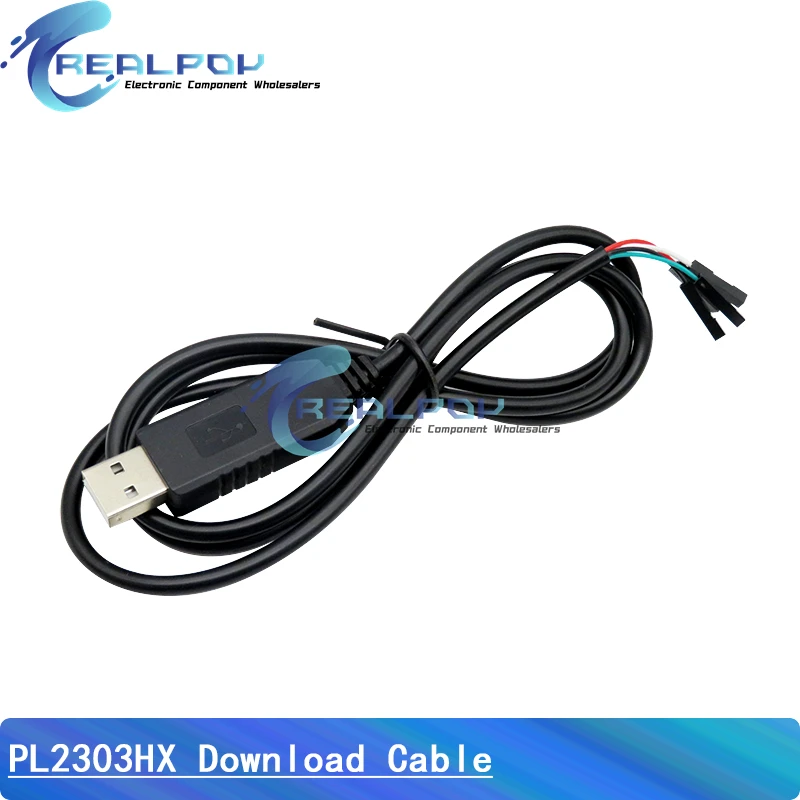 PL2303 PL2303HX USB do UART TTL moduł kablowy 4 p 4 pin RS232 konwerter szeregowy liniowy obsługuje Linux Mac Win7