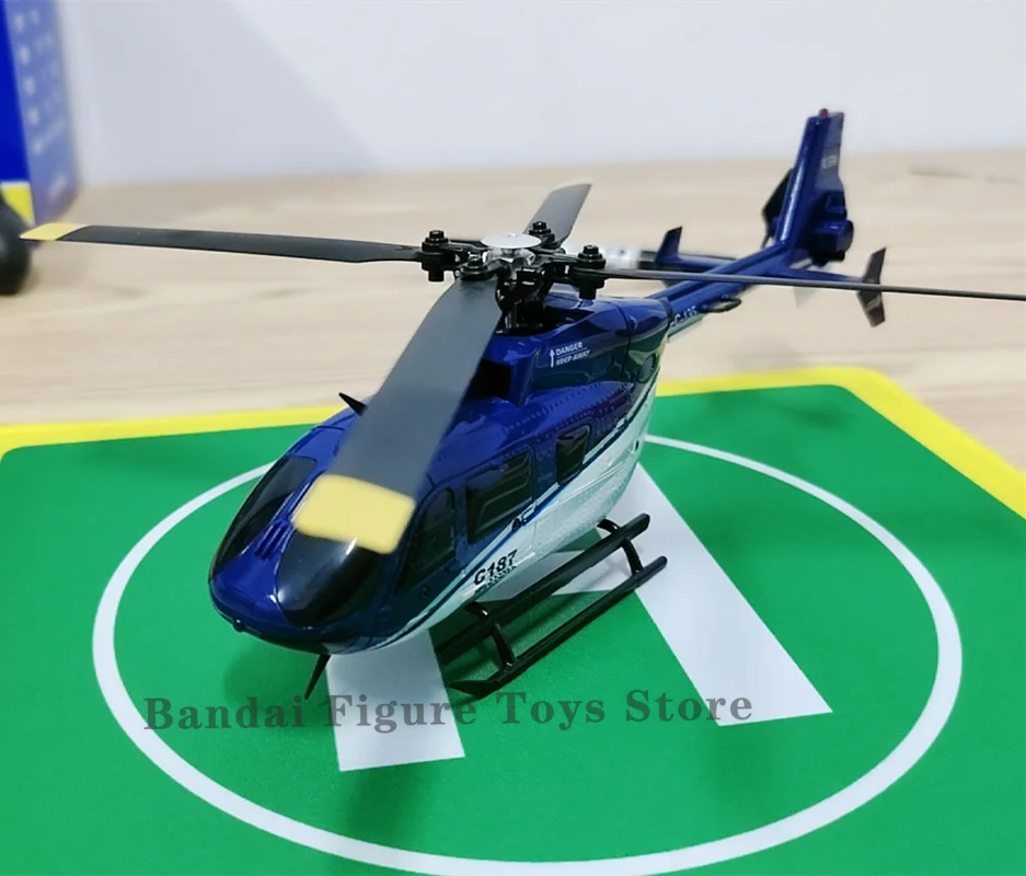 New C187 Remote Controlled Aircraft EC135 Model Remote-controlled Helicopter Single Blade Aileron Free Aircraft Model Toy Gifts