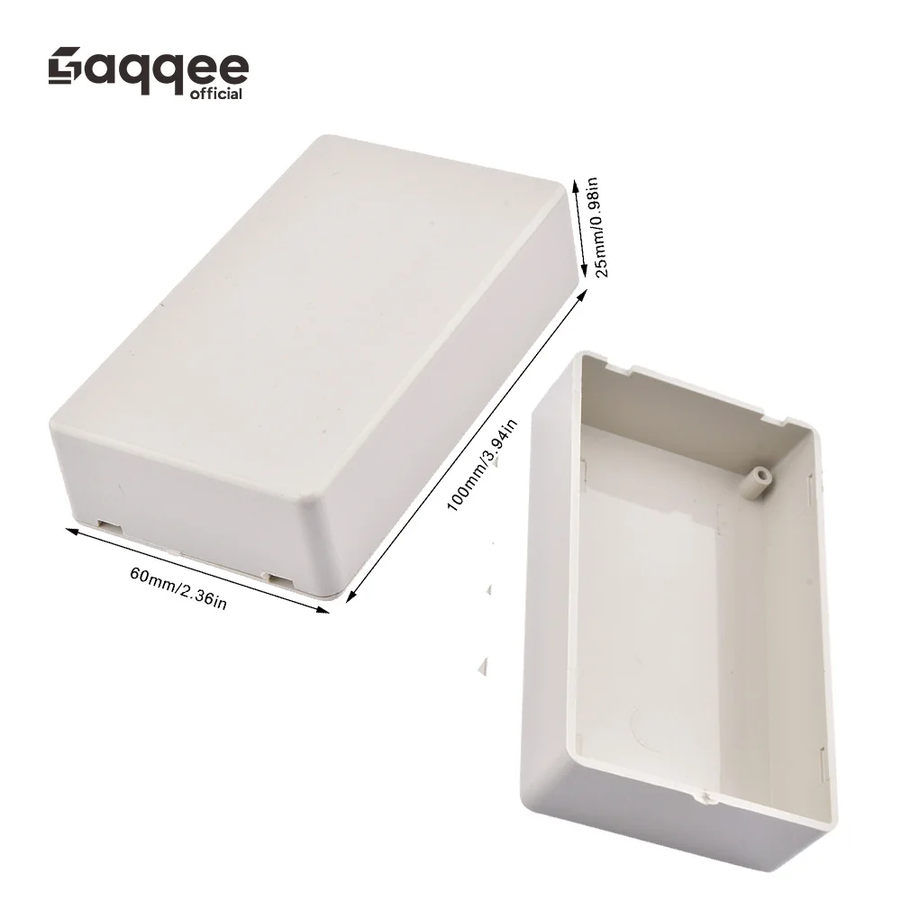 Plastic Waterproof Cover Electronic Project Instrument Enclosure DIY Box Case Junction Box Housing 100x60x25mm