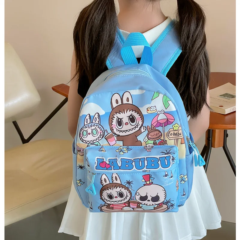 2024 new labubu POPMART LABUBU Children bag Backpack cartoon girl and boy accessories bag trendy Shoulder bag Student gifts