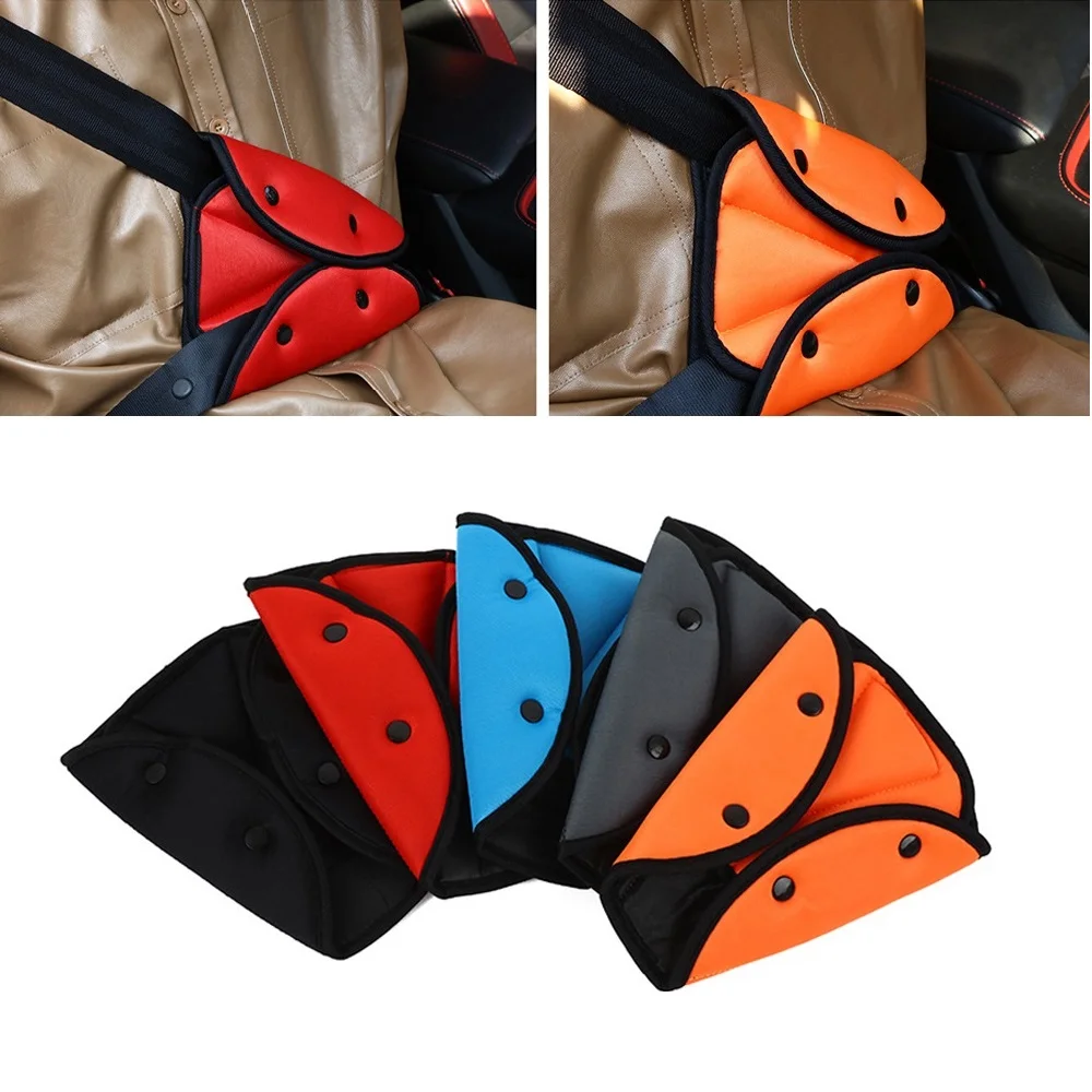 

Safe Seat Belt Cover Car Soft Adjustable Triangle Safety Seat Belt Pad Clips Protection For Baby Child Belts Universal