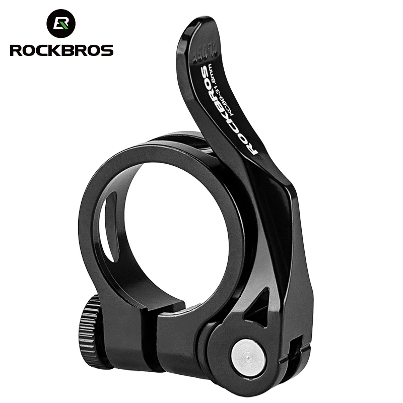 ROCKBROS Cycling Seat Clamp Convenient Installation Quick Release Bicycle Seat Post Clamp Aluminum Alloy Bike Parts Seatpost