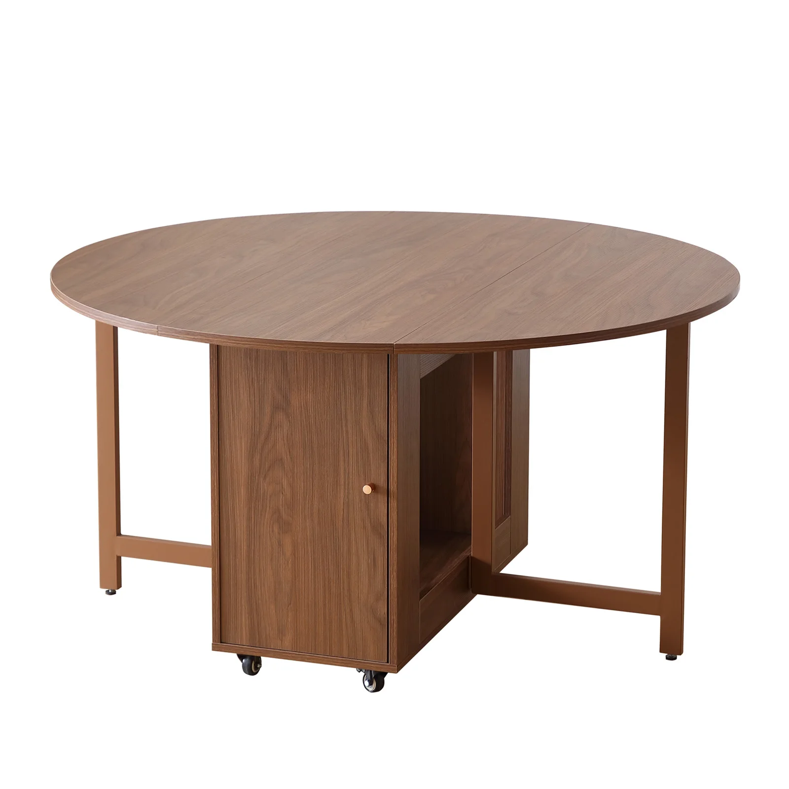 Fashion Folding Dining Table Furniture Multifunctional Round Dining Table with Dining Chairs