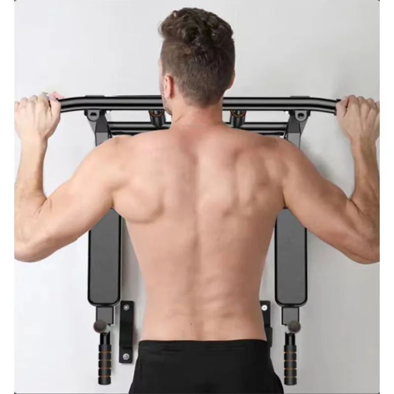 Factory Direct Sale Home Fitness Equipment-Steel Pull-Up Wall Punching Horizontal Bar Single Parallel Bars Dip Stands for Indoor