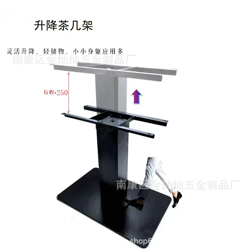 Manual space aluminum tatami steam rod lift, household multi-specification tatami lifting table factory direct sales
