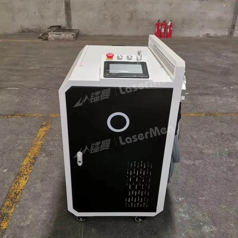 New Portable Pulser Fiber Laser Cleaning Machine Integrated Continuous Pulse for Stable Performance Metal Wood Stone Surfaces