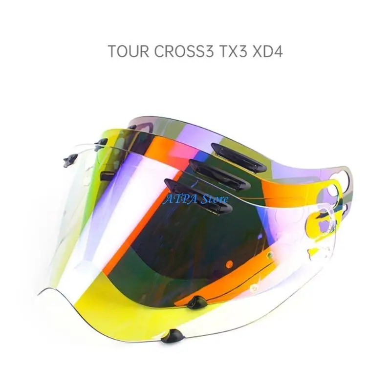 

U13C Motorcycle Helmets Lens Visors High Transparency Sunshades Day Night Use Windproof for XD4 UV Protective PC Shield