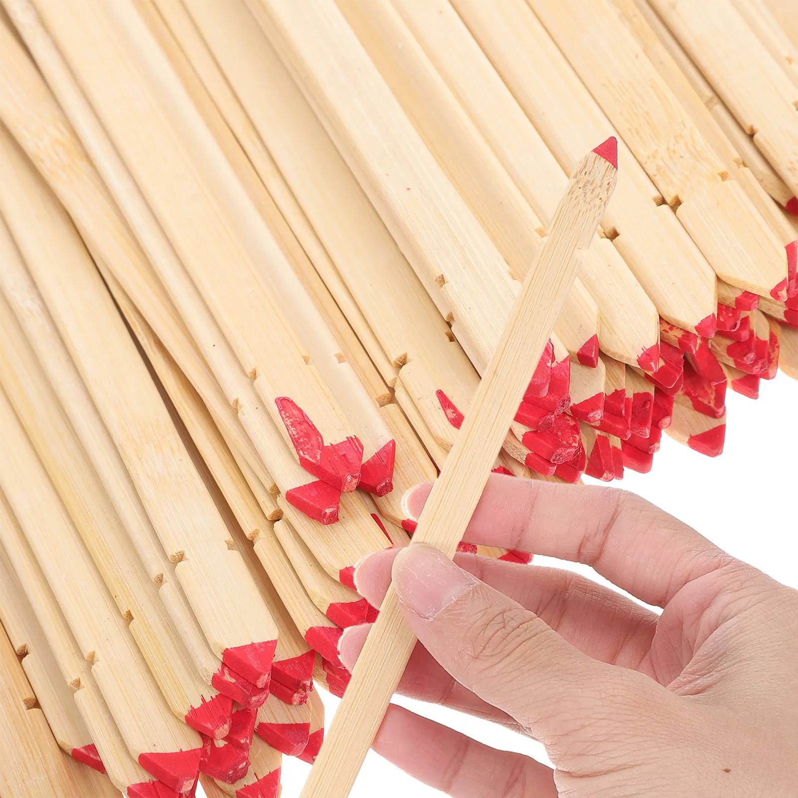 

100Pcs Blank Bamboo Chinese Fortune Sticks Vintage Divination Prop Buddhism Supply Game Tools Divination Prop Fortune Sticks