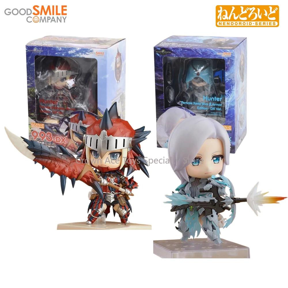 Gsc Nendoroids Hunter: Female Xeno`jiiva Beta Armor Edition DX Ver. Female Rathalos Armor Edition - DX Ver Manga Figure Toy Gift