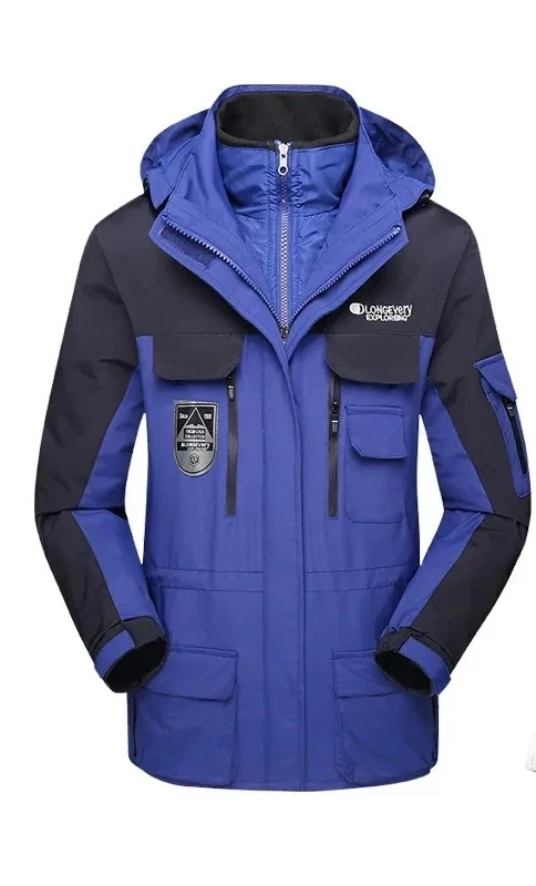 

New Ski Suit Husband Winter Keep Warm Skiing Snowboard Wear Windproof Waterproof Ski Jacket Men Outdoor Snow Coat + Pants Brand