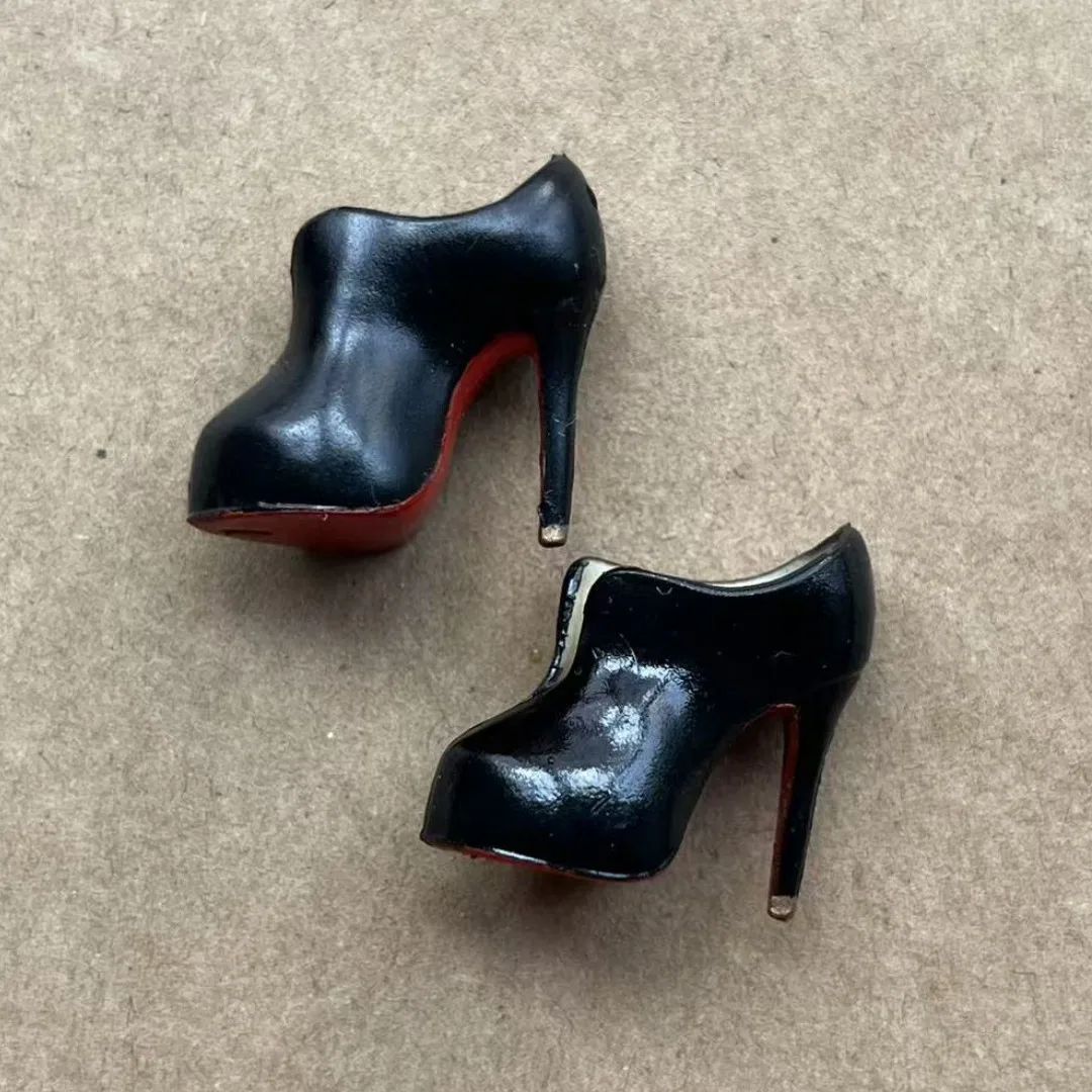 MENGF Super Model Shoes High Kneels Quality Doll Boots Sandals 1/6 Doll Shoes White Black Red Brown Blue Silver Doll Decors