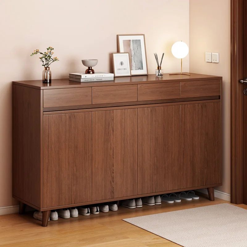 Shoe cabinet for household multi-layer large-capacity storage board integrated cabinet, simple shoe rack for entryway entrance