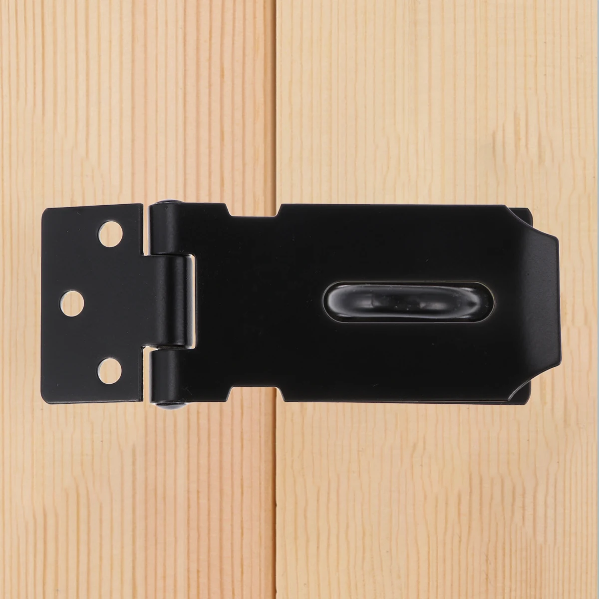 

2 Pcs Interior Door Lock Latch Without Holes Security Window Sliding Safety Buckle Thicken Bolt