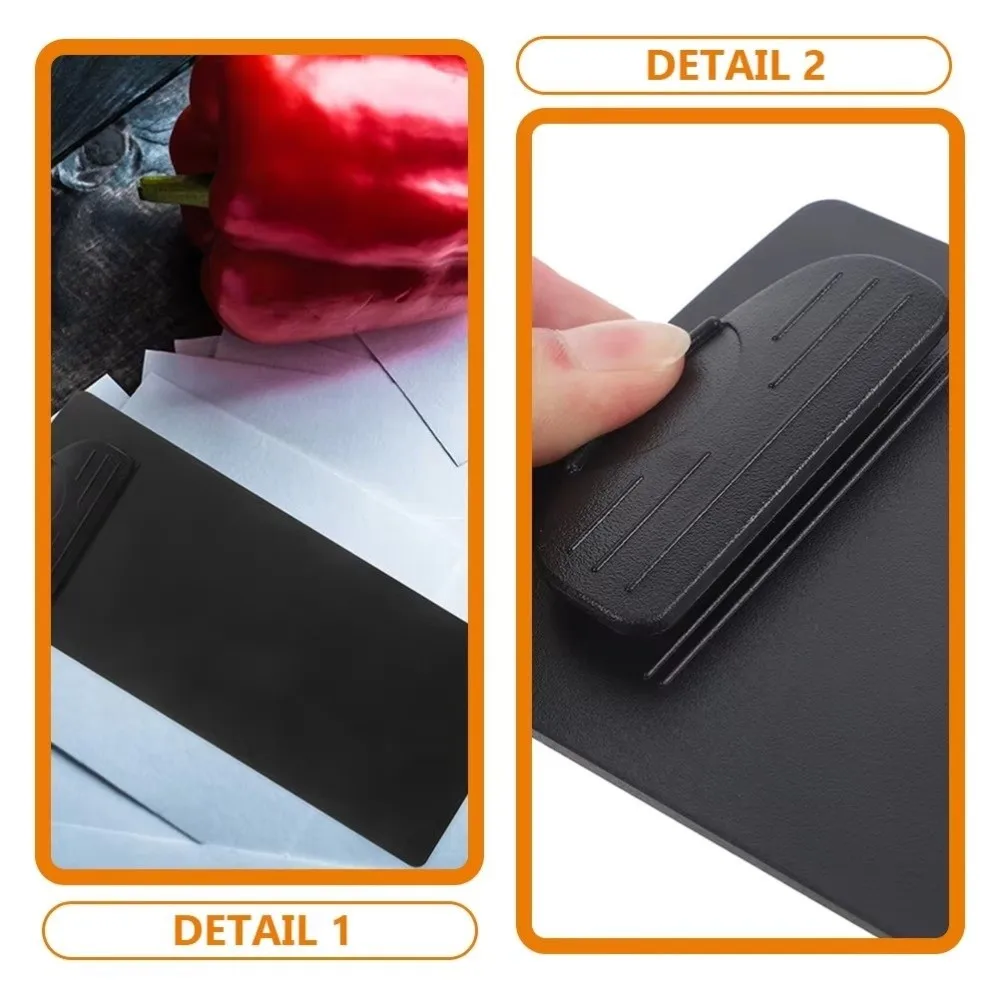 Portable Plastic Menu Clip Multi-size Multicolor Clipboard Multi-functional Bill Folder