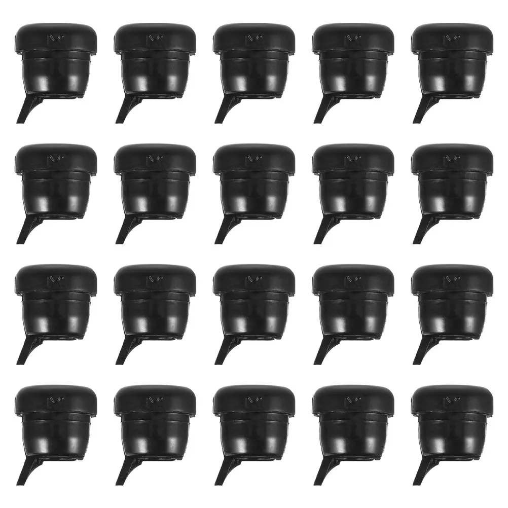 25Pcs Heavy-Duty Nylon Cable Grip Buckle Power Cord Fixing Gland Strain Relief Connector for Desk Wall Lamp DIY Hanging Lighting