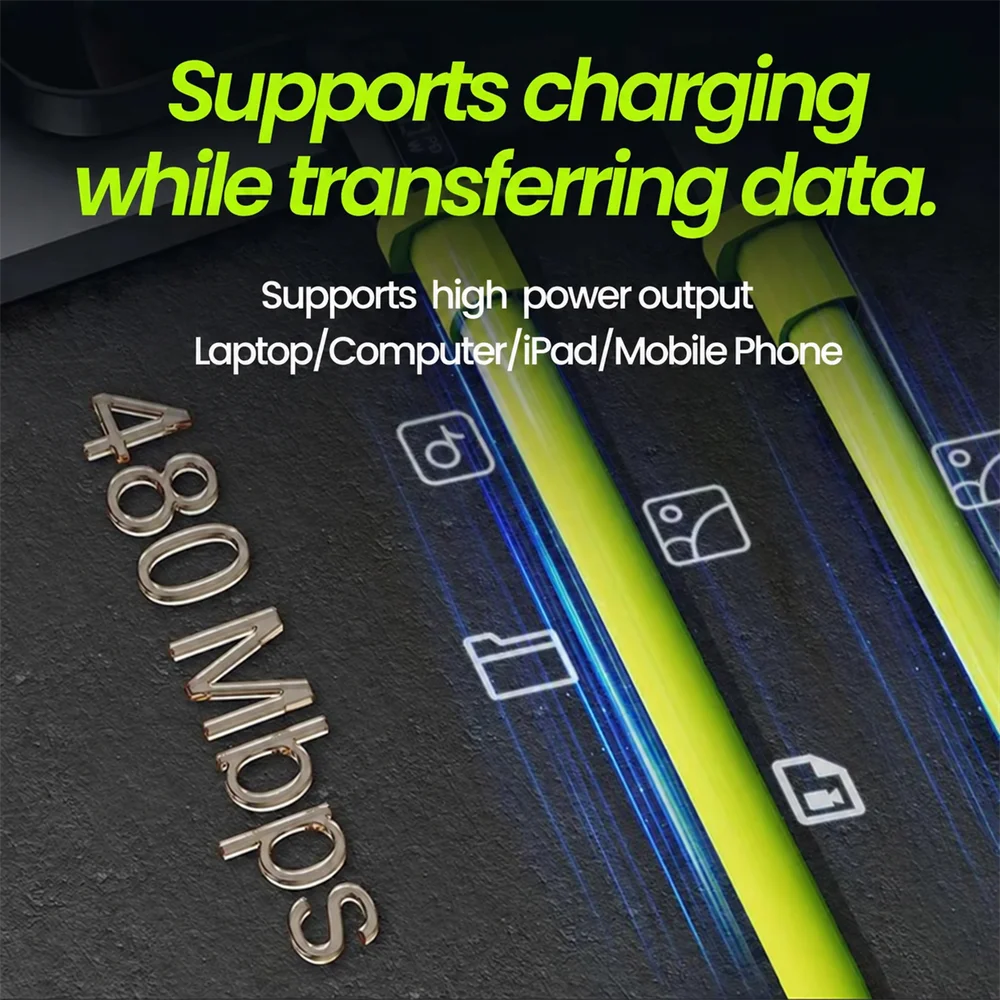 USB C To C Data Cable PD Fast Charging Charger Line for iPhone 16 17 Samsung Xiaomi Phone 0.3m/1m/1.5m/2m Dual Type C Cord