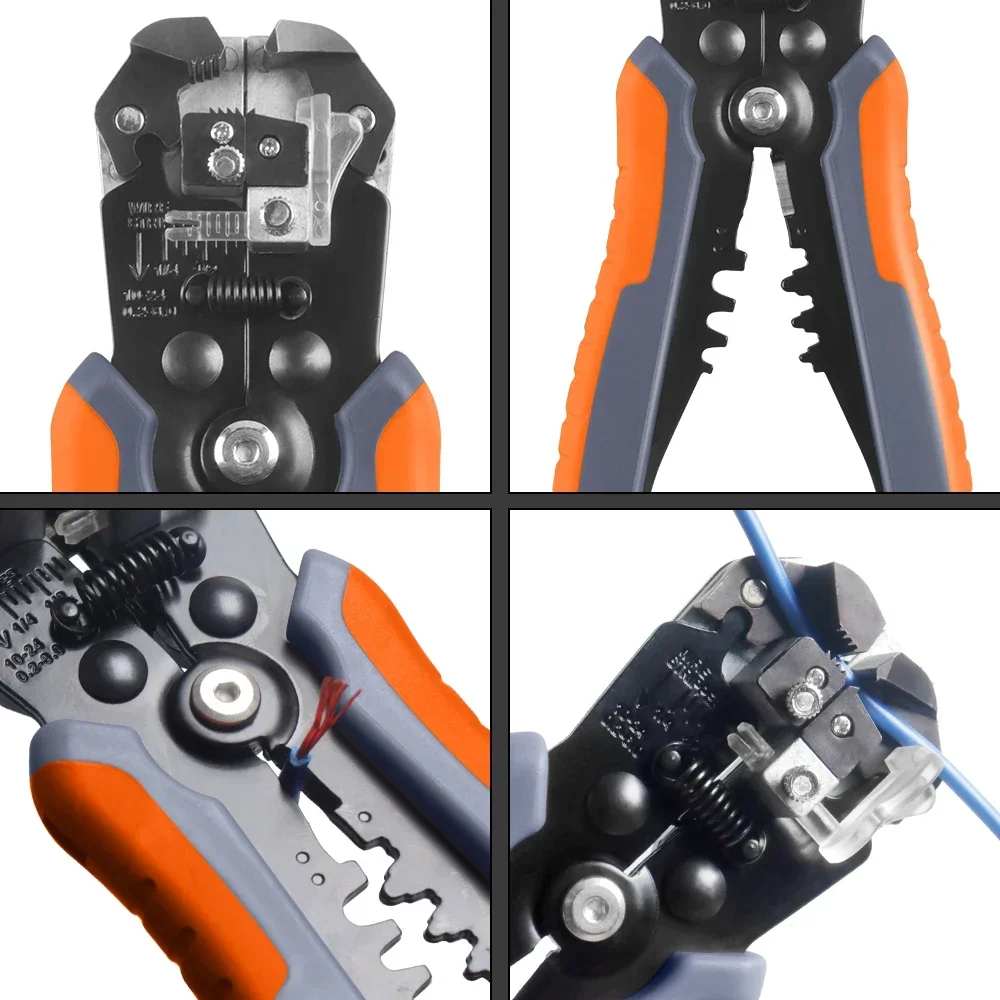 Professionelles Kabel-Crimp-Set HSC8 6-4A/6-6A mit selbstjustierendem Kabelabisolierer YQ und elektrischen Klemmen für Elektronikreparaturen – Detail 8