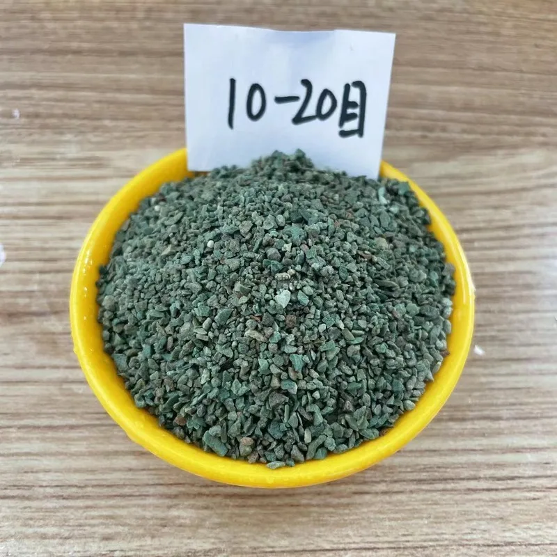 1Kg 2-4mm Green Zeolite Granules Plants Flowers Fertilizers Water Purification Horticulture Pavement Decoration Soil Improvement