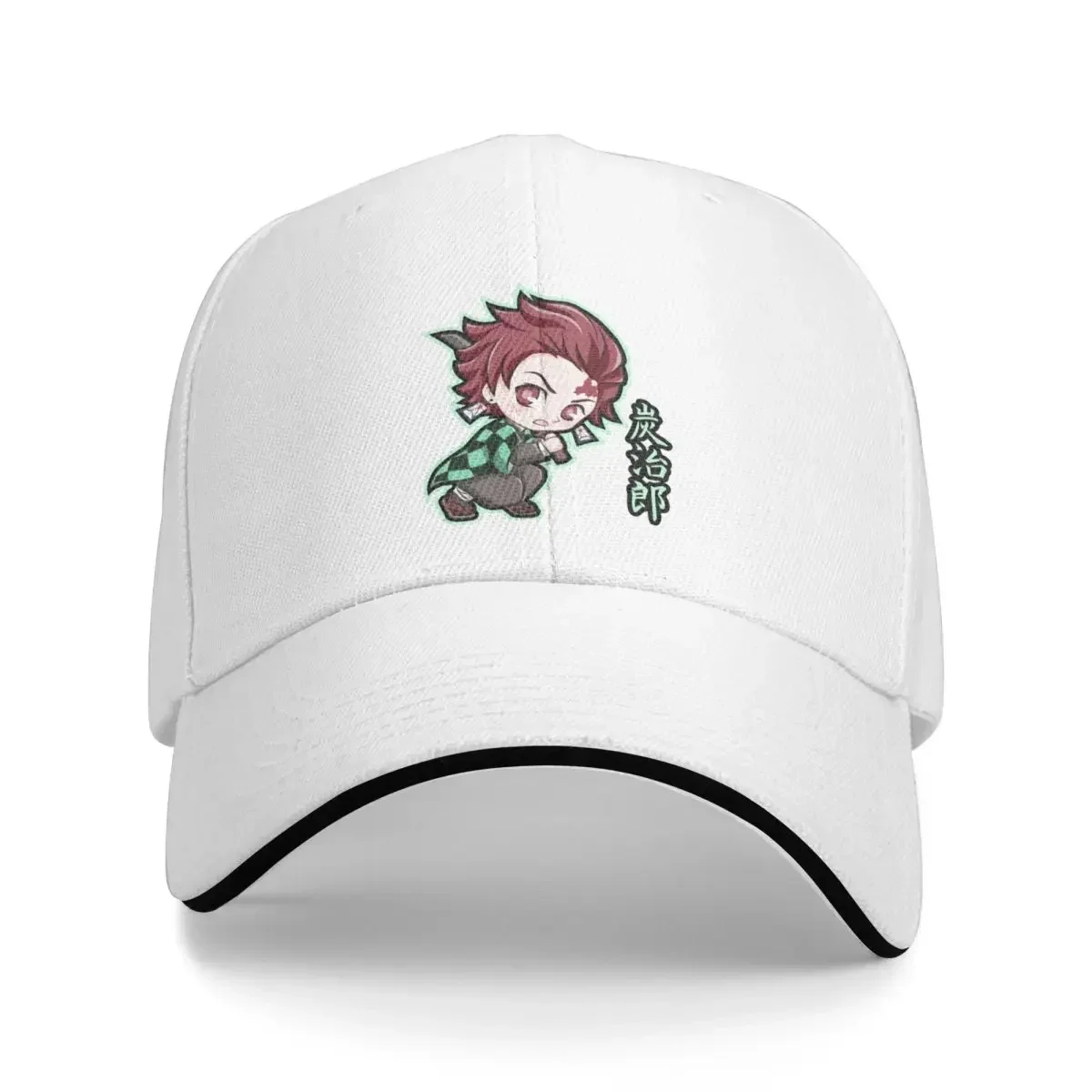 Bonitas gorras de béisbol Tanjiro Hip Hop Demon Slayer Kimetsu No Yaiba gorras tipo sándwich estilo Unisex ajustable sombrero de papá regalo de viaje