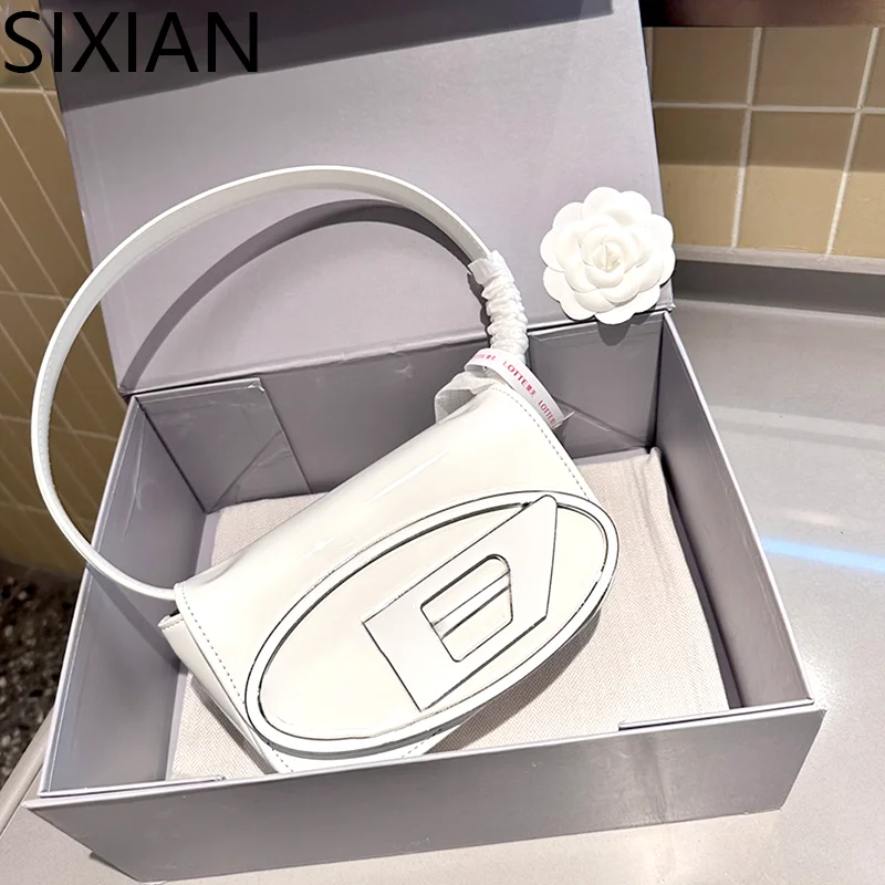 

Women's Patent Leather Saddle Bag Y2K Retro Punk Style Crossbody Purse Sweet Girl Summer Hot Must Have Versatile Stylish Handbag