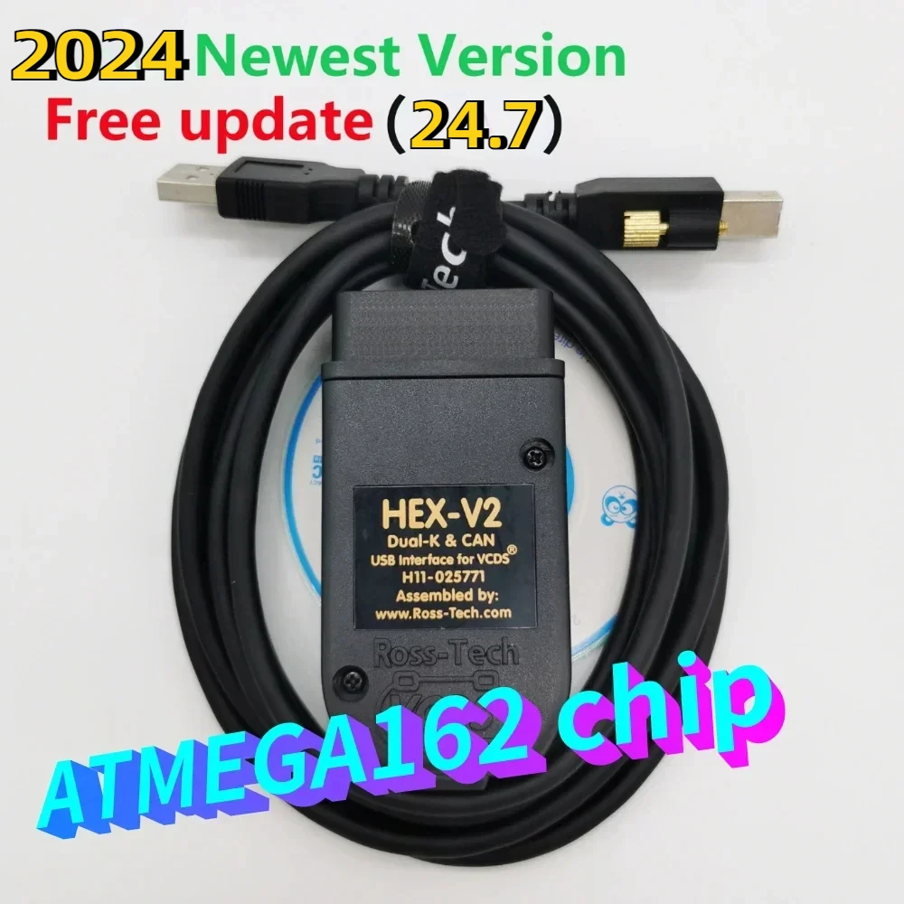 2024 HEX-V2 VCDS VAG COM 24.7 VAGCOM 24.7 VCDS HEX V2 USB