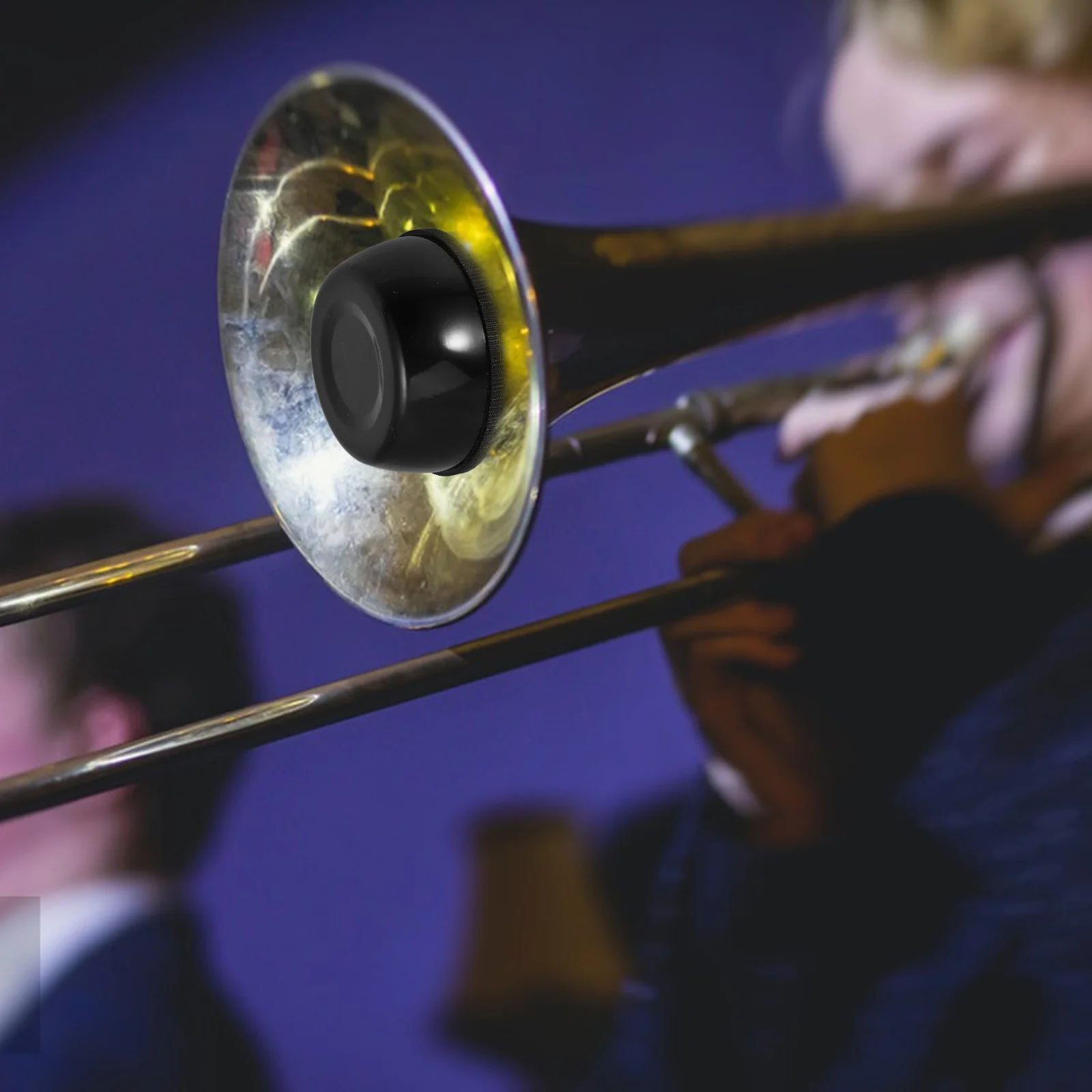 

Trombone Mute Tenor Slide Muffler Durable ABS Material Lightweight Easy to Use Simple Design Music Instrument Accessory