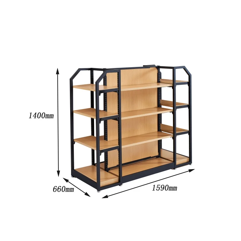 Benutzer definierte, Holz Supermarkt Obst und Gemüse Display Stand Rack Regal Ausrüstung