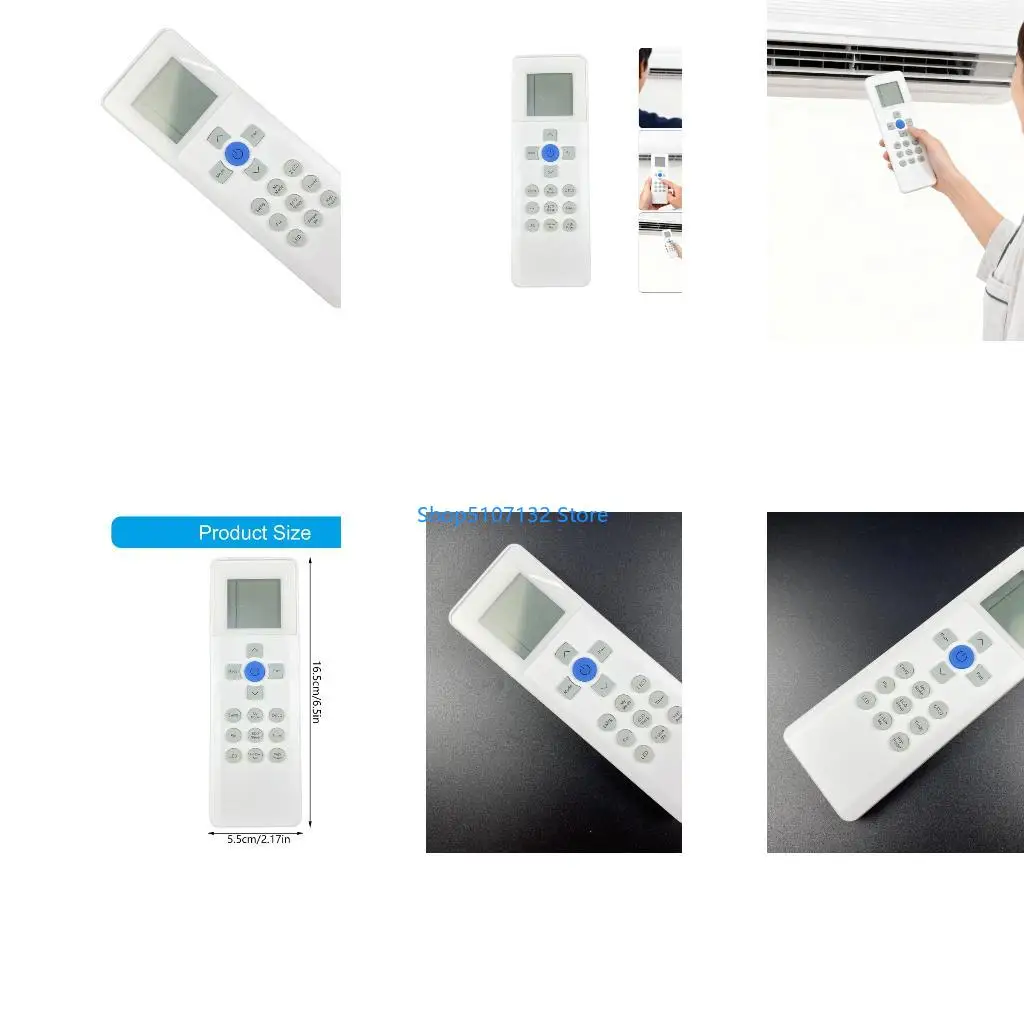 87HD Remote Control for RG67G(2S) BGEF Air Conditioner or Moving Room Backlit