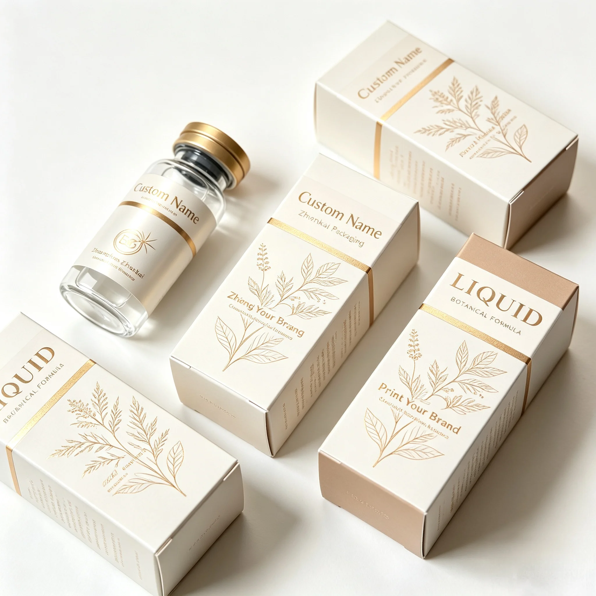 Custom Precision Printed Peptide Vial Self Adhesive Labels,Waterproof & High Temp Resistant Stickers for Injectable Supplement