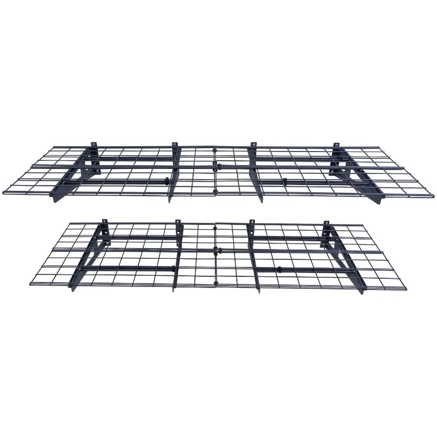 

Garage Storage Shelving 2 Pack 6 x 2 ft Heavy Duty Garage Shelves Wall Mounted 1000 lbs Load Capacity Total Garage Storage Rac