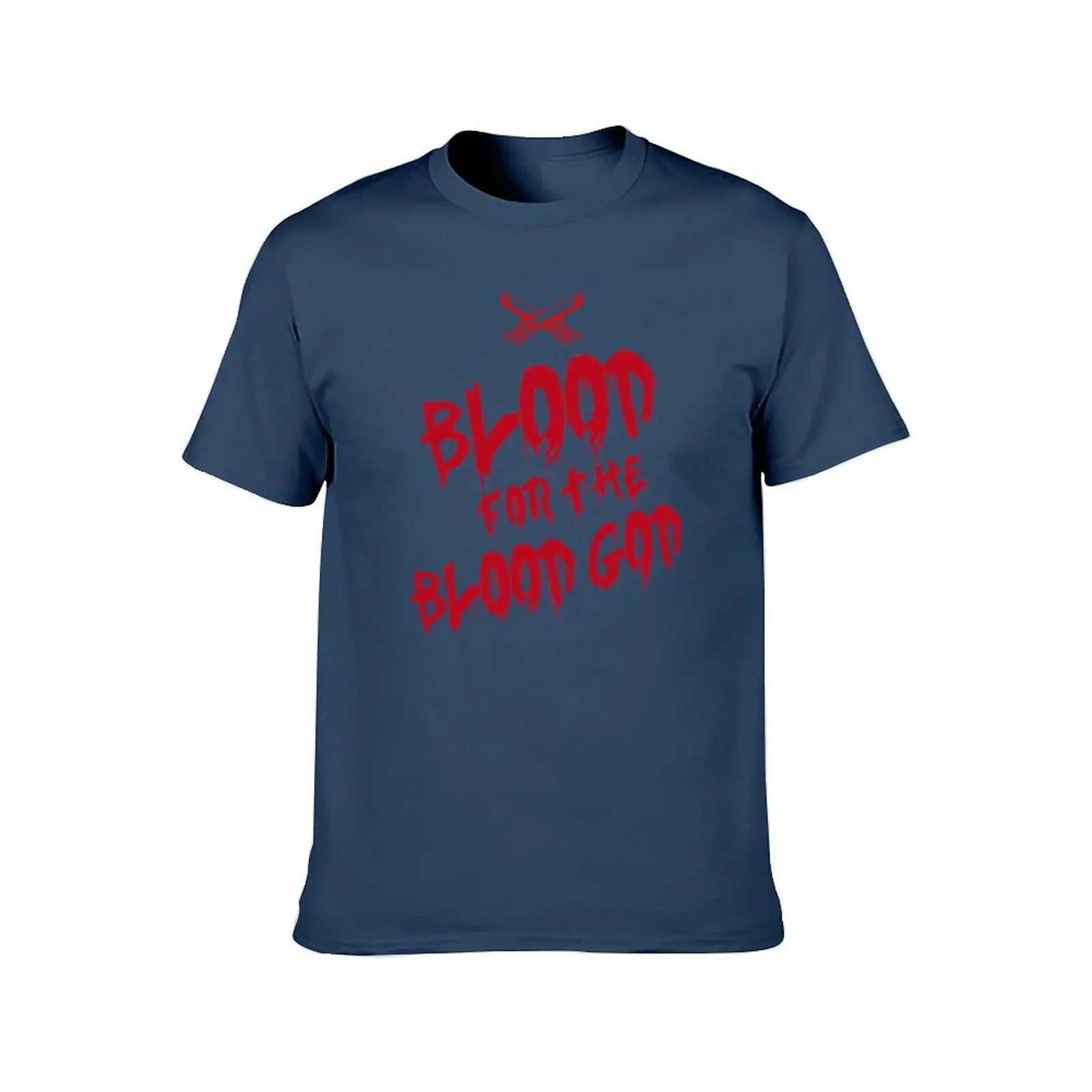 Khorne Chaos God Graffetti - Blood for the Blood God T-Shirt cotton t shirts man 100% t shirt man luxury man tshirt T-Shirt