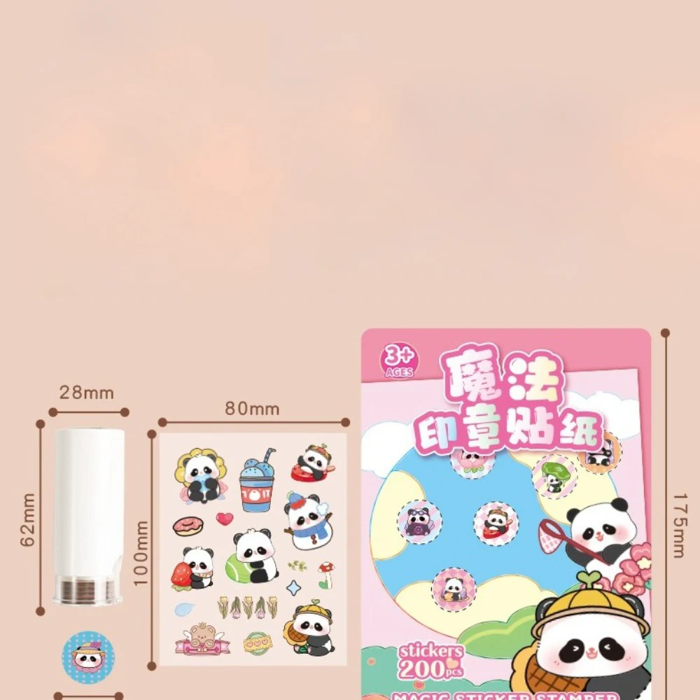 New Waterproof Stamp Toys Cute Cartoon Stamp Stickers Color Sticker Gift image 6