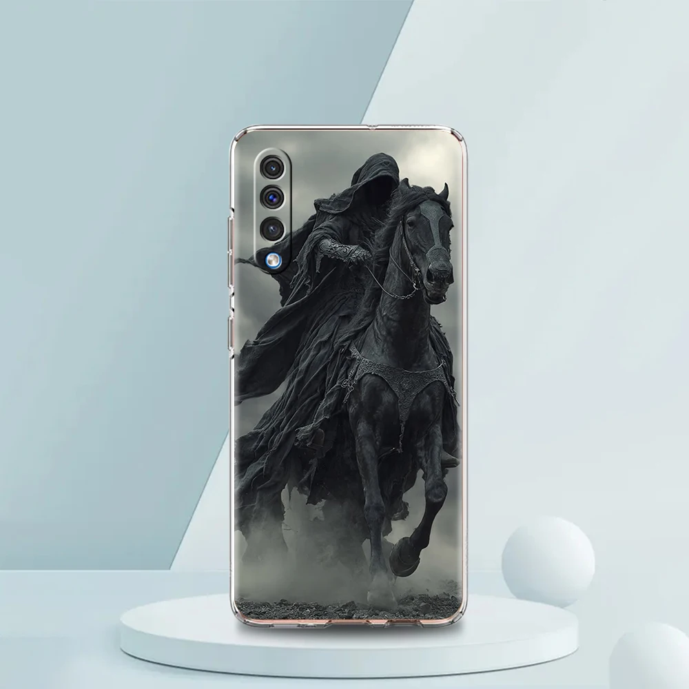 Guard Knight Soft Shell for Samsung Galaxy A57 A56 A37 A36 A26 A16 A12 A20 A22 A24 A34 A54 A30 5G Transparent Phone Case Fundas