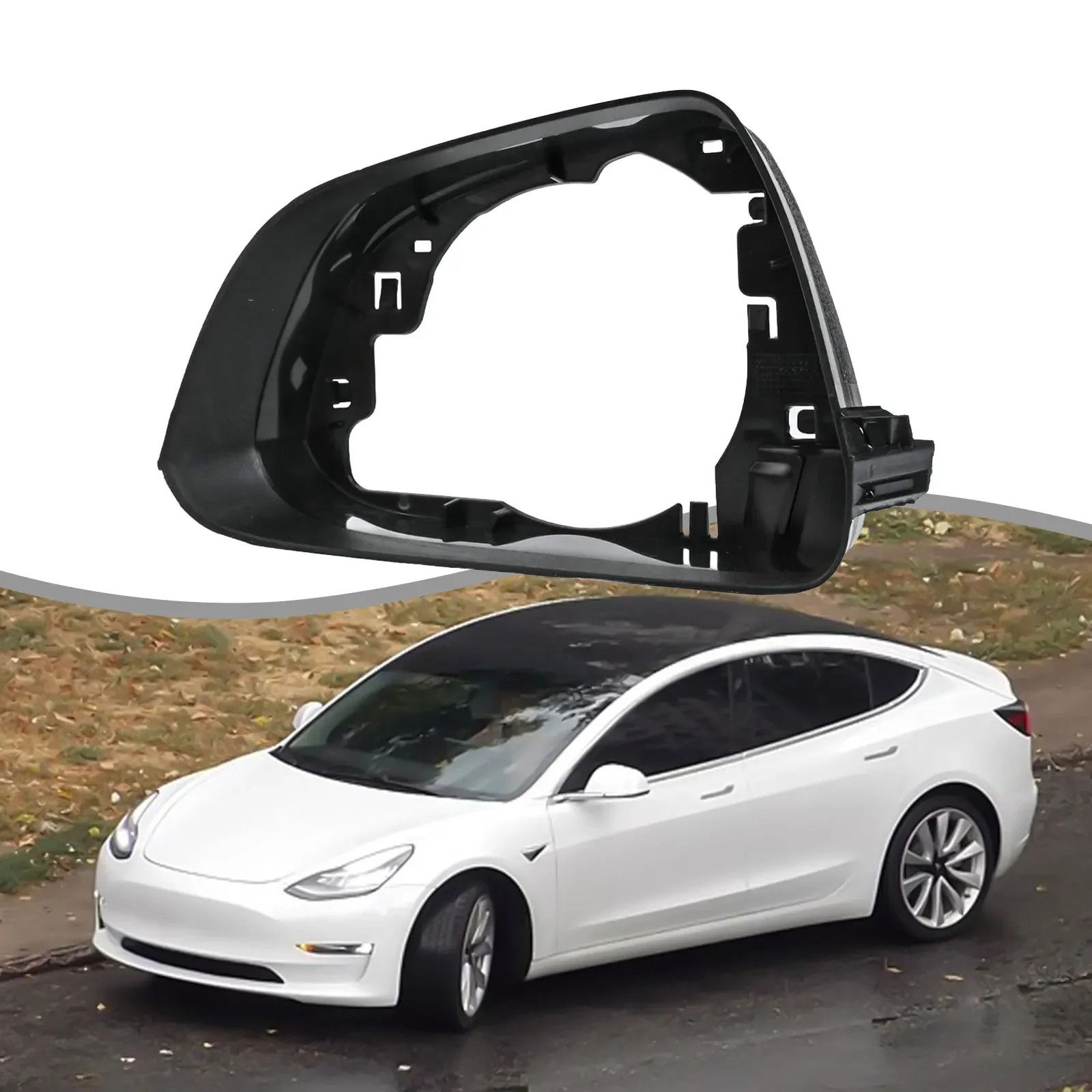 

As Shown In The Picture Mirror Frame Holder ABS Material Good Quality Construction High Universality Fitment NO