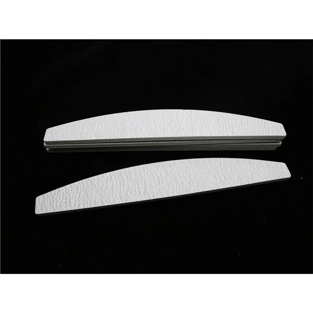 

Grey Nail Boards Coarse Grit Professional Nail File Buffing Curve Manicure Tool for Natural False Nails Extensions