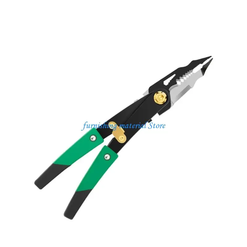 

Y5GD Multifunctional Electrician Pliers Wire Stripper Metal Shear Ergonomic Nonslip