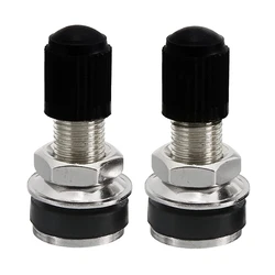 1/2pcs Motorcycle Wheel Valve 32mm-Motorbike Scooter Bike Quad Tubeless Mountain Tyre Valve Dustcap General-purpose