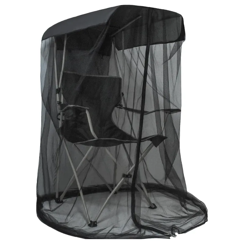 ​Outdoor Swing Mosquito Net - Pop-Up Canopy with Sun Shield for Garden, Patio, Fishing, Easy Setup Anti-Mosquito Tent