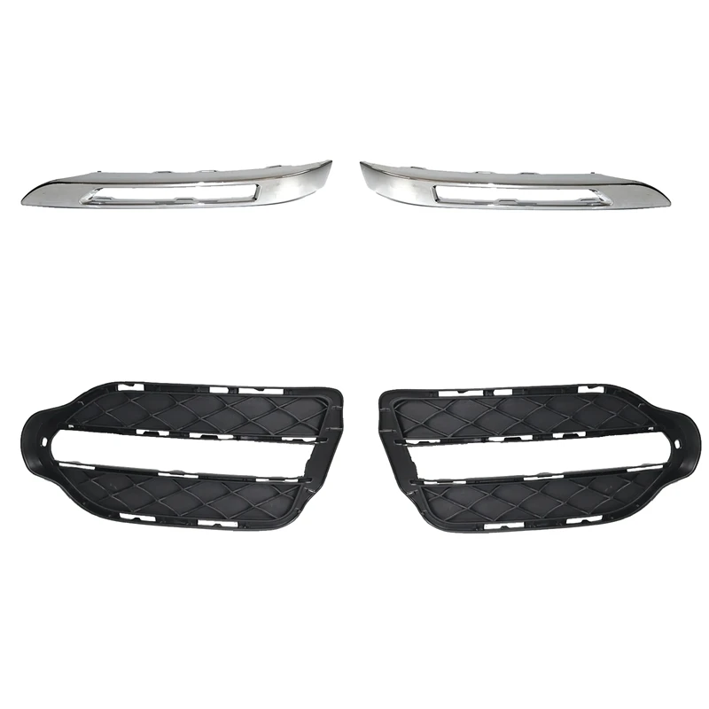 

Automobile Front Bumper Grille Fog Lamp Cover For Mercedes-Benz C GLK