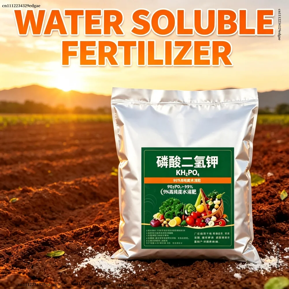Mkp Kh2po4 Monopotassium Phosphate Water‑soluble Fertilizer Powder For Ornamental Flowers Bonsai & Houseplants