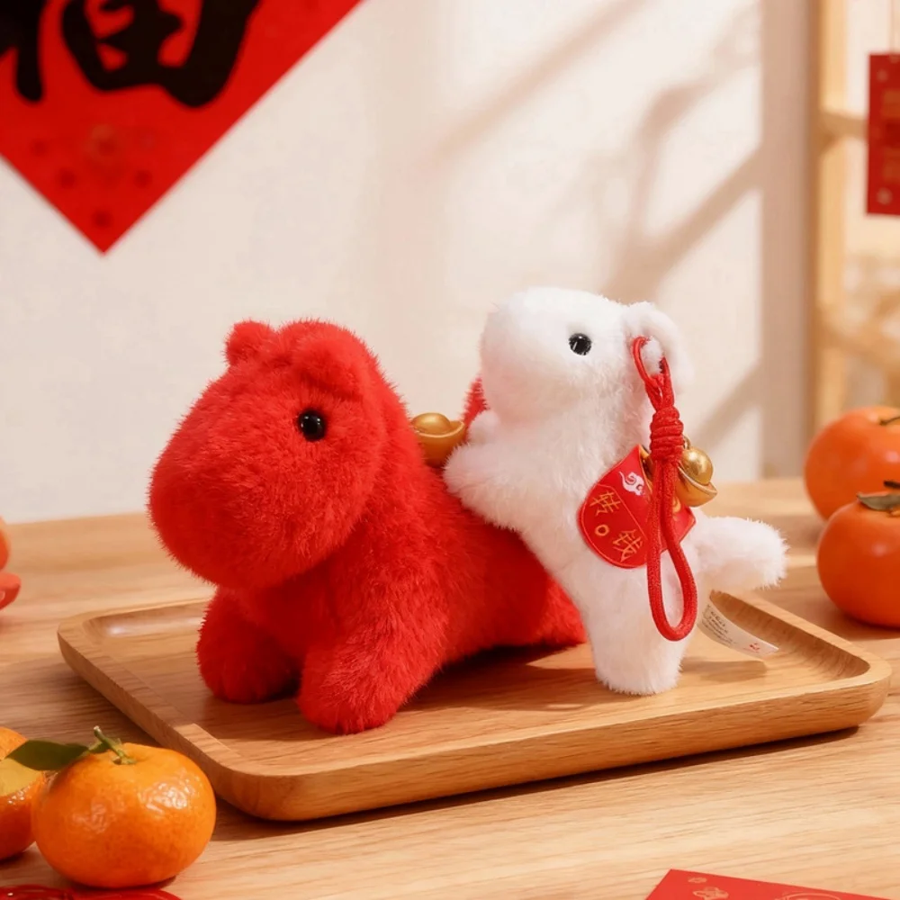 

Adorable Lucky Pony Plush Toys Soft Stuffed Cartoon Horse Pendant Doll Chinese New Year Blessing Souvenir Pretty Gift