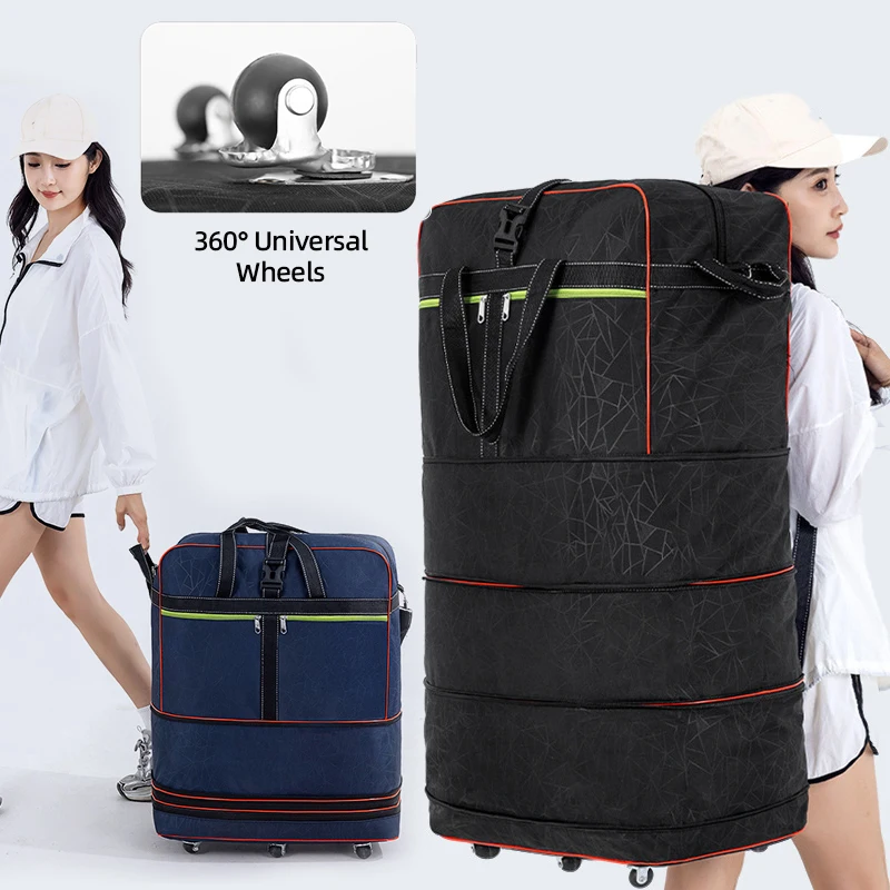 

Дорожная сумка объемом 75 л с 6 колесами Universe, сумки для хранения одежды, удобная повседневная сумка на плечо для багажа