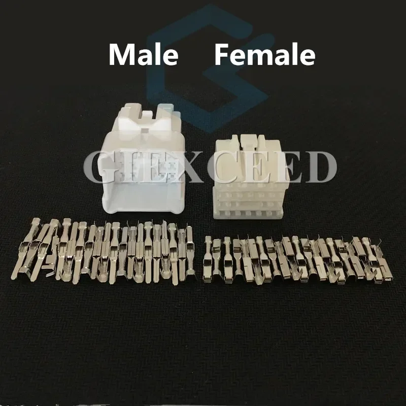 20 Pin 6240-5134 Female Male Headlight Light Lamp Socket AC Assembly Dash Board Assembly Connector For Cars