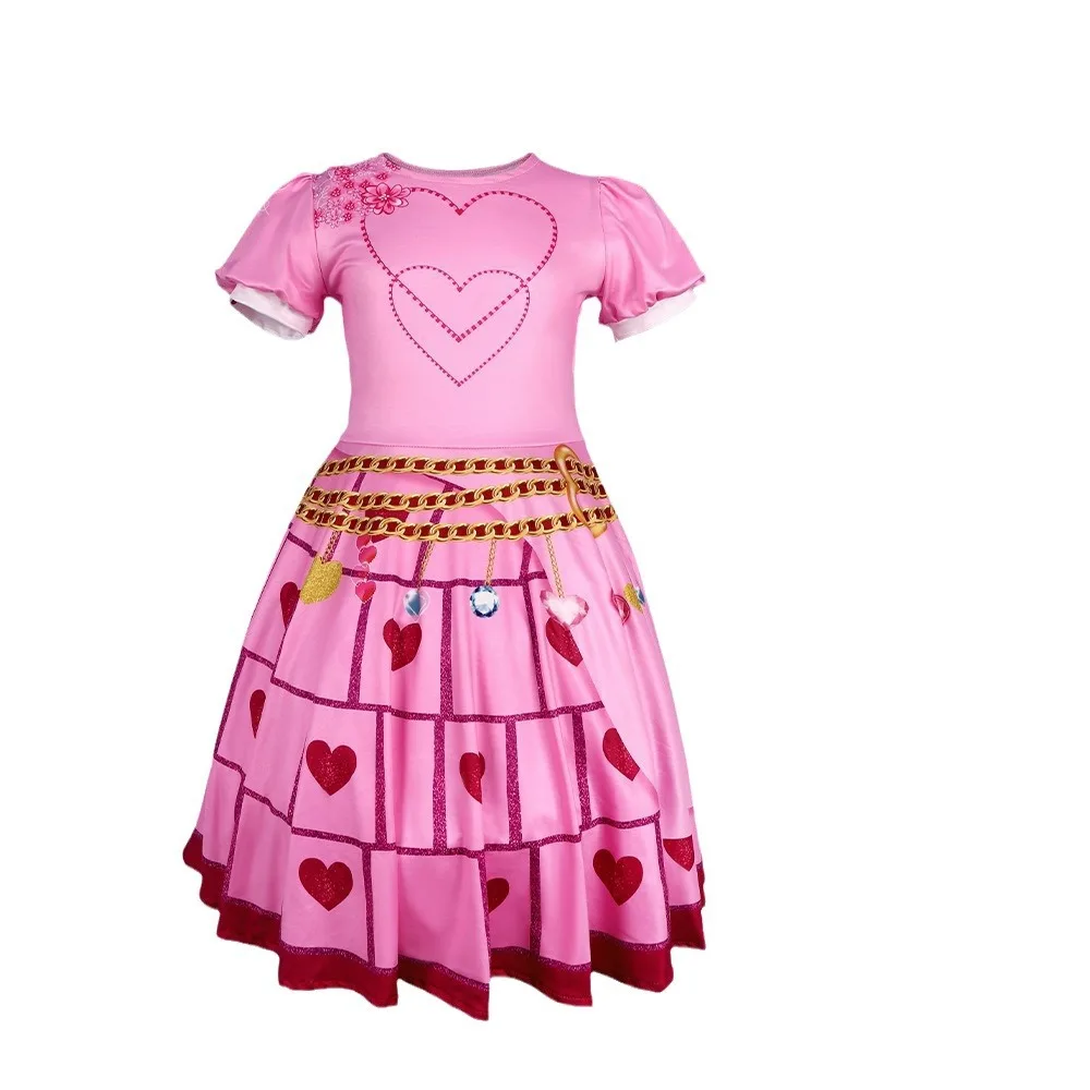 Nachkommen 4cos Roter Overall Halloween Cosplay Damen Ethnisches Bühnenkostüm Traditionelles Hanfu Anpassbare Größe