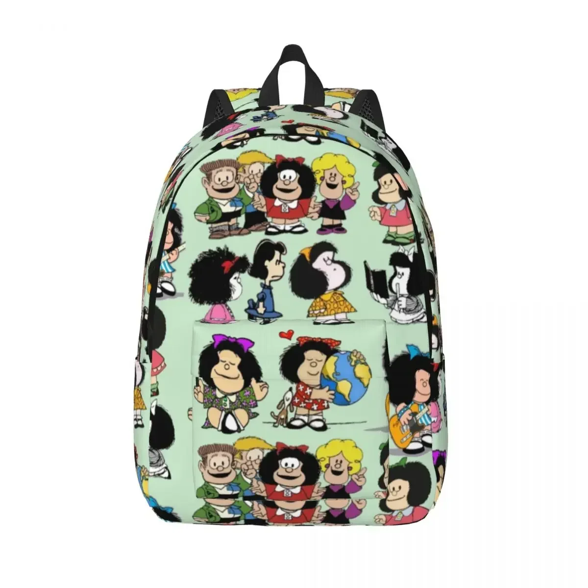 Plecak Kawaii Cartoon Mafalda Middle High College School Student Anime Bookbag Teens Canvas Daypack Gift